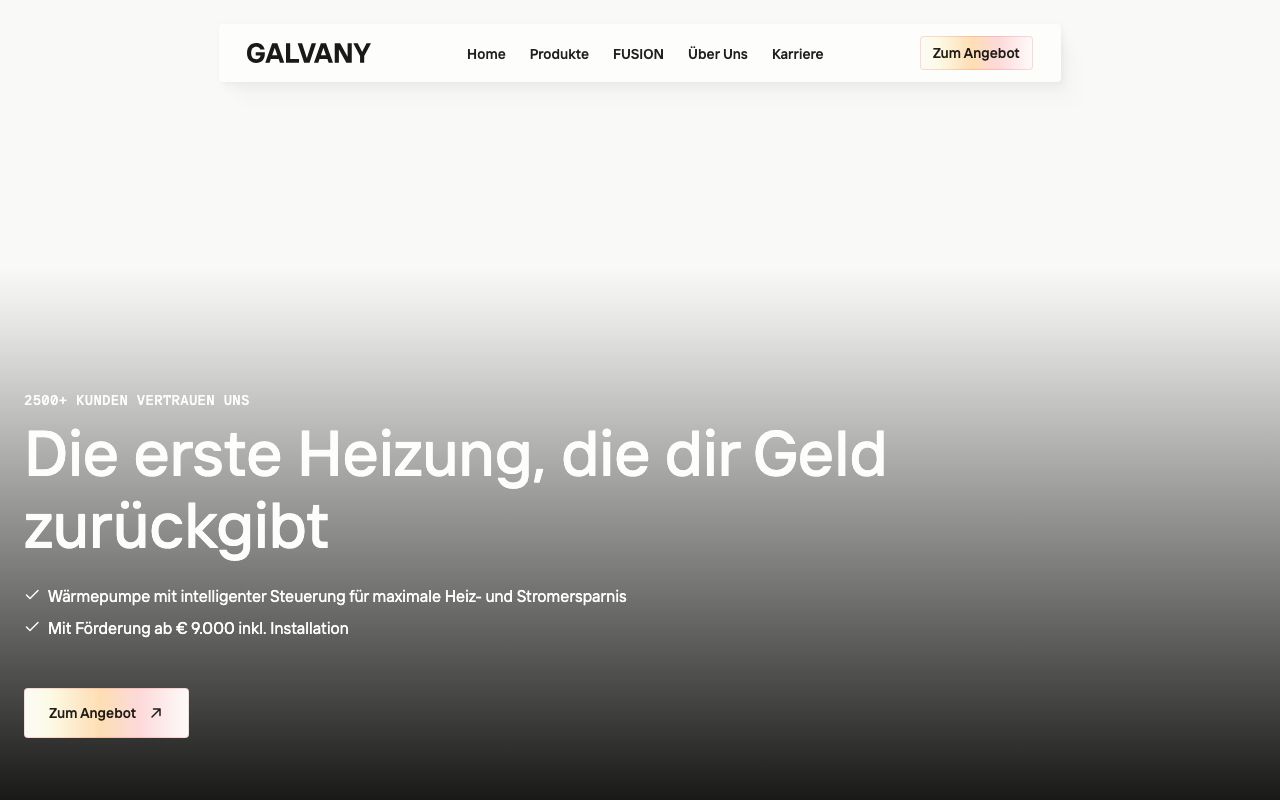 Главная GALVANY