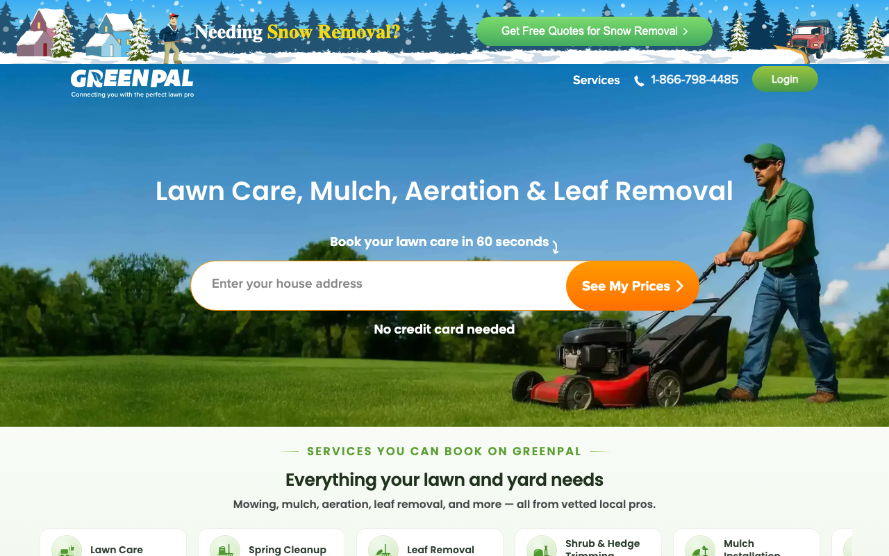 Главная GreenPal