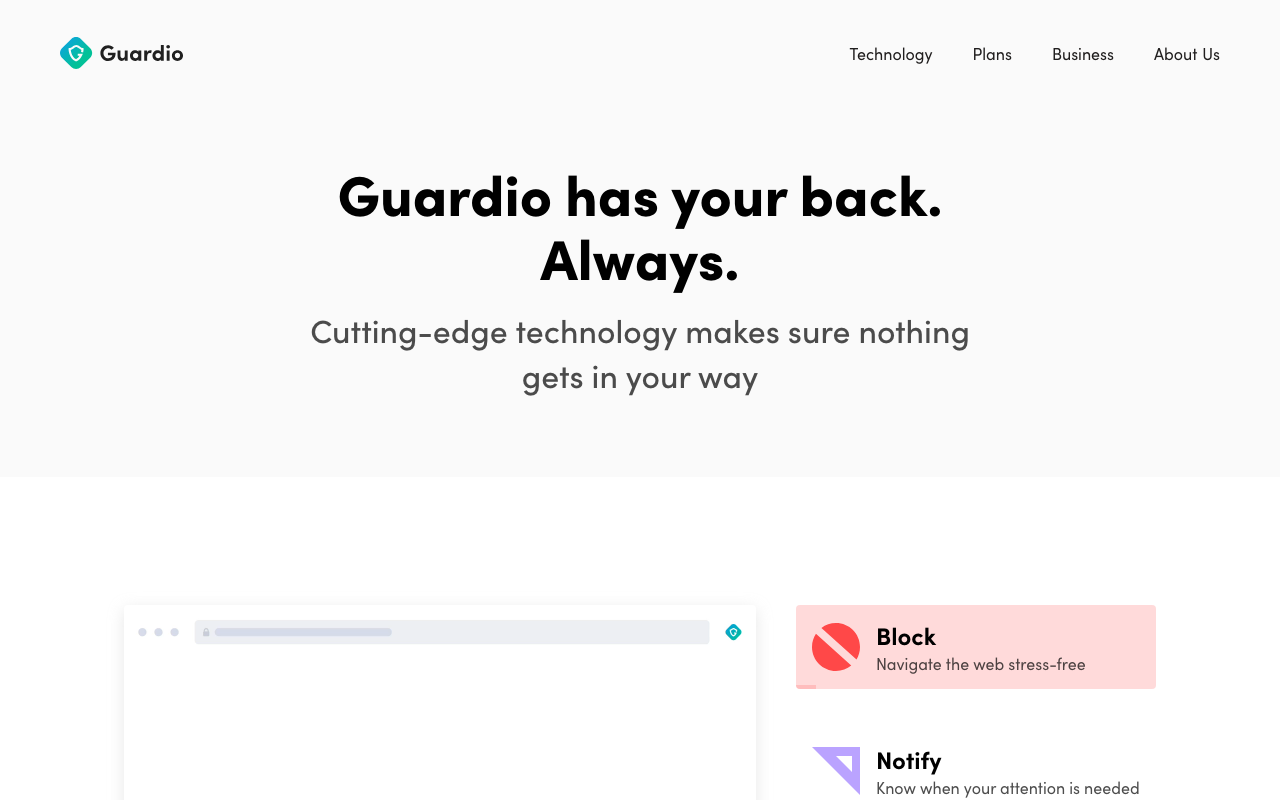 Технология Guardio