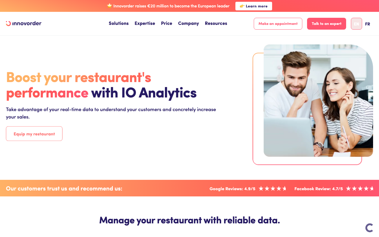 IO Analytics — дашборд аналитики