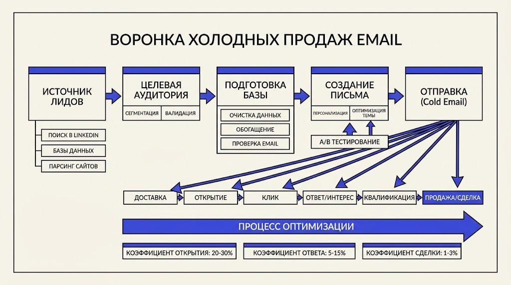 Воронка холодных продаж