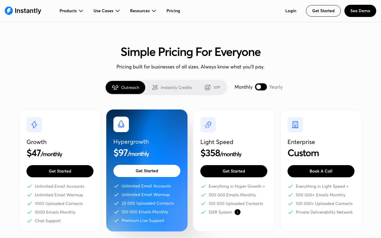 Pricing Instantly