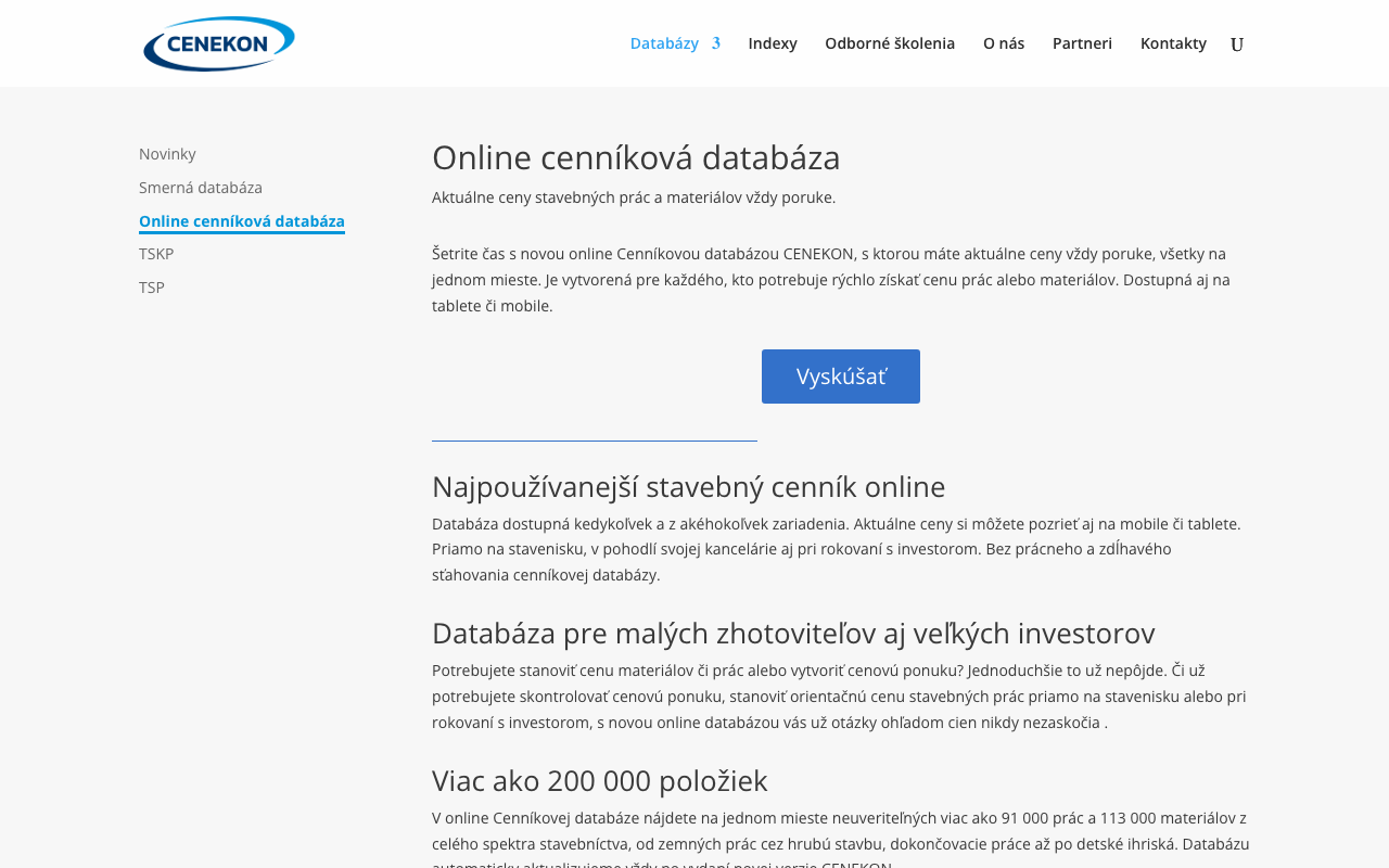 База расценок CENEKON
