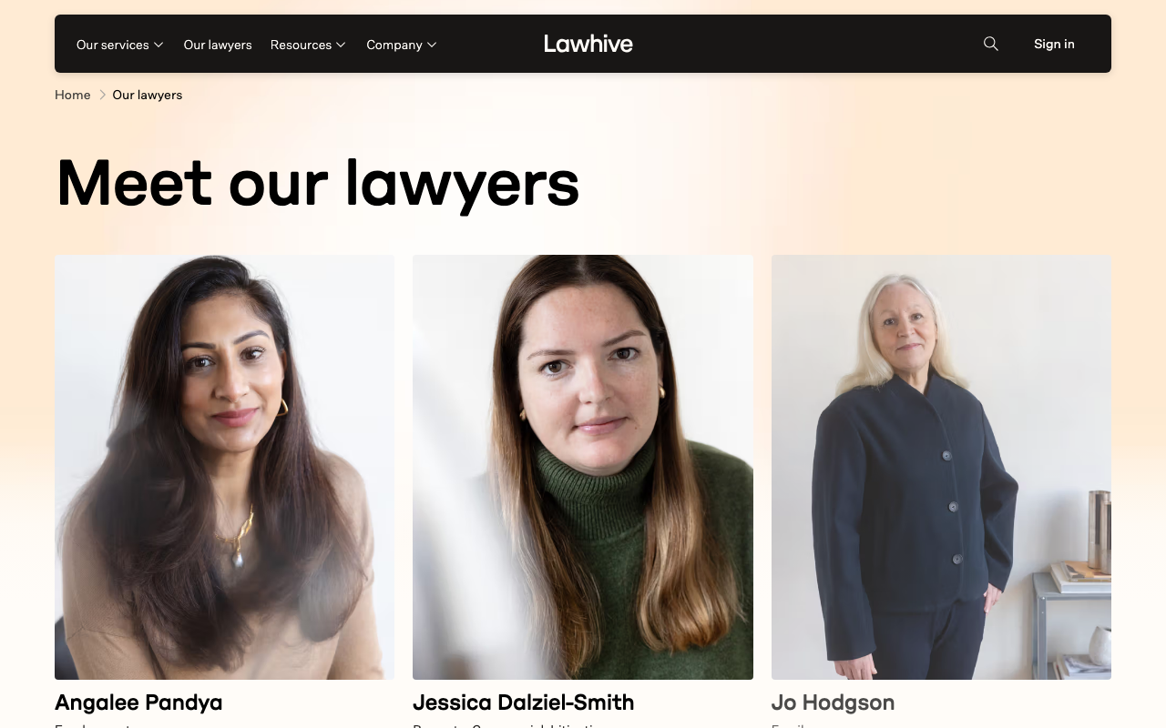 Сеть юристов Lawhive