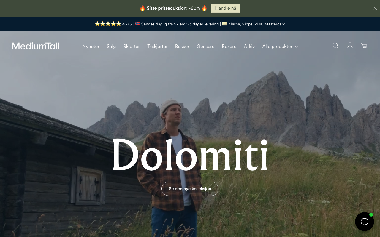Главная страница MediumTall