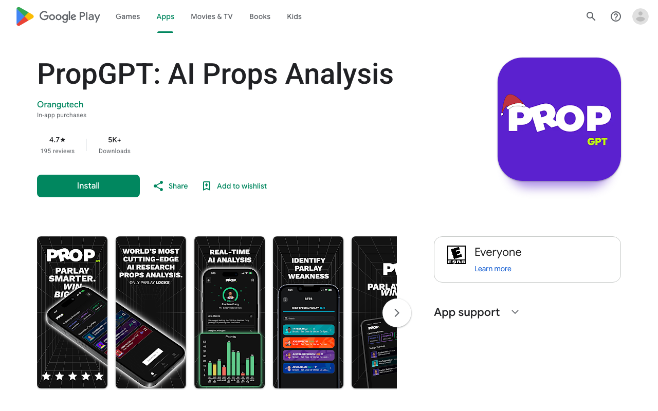 PropGPT в Google Play