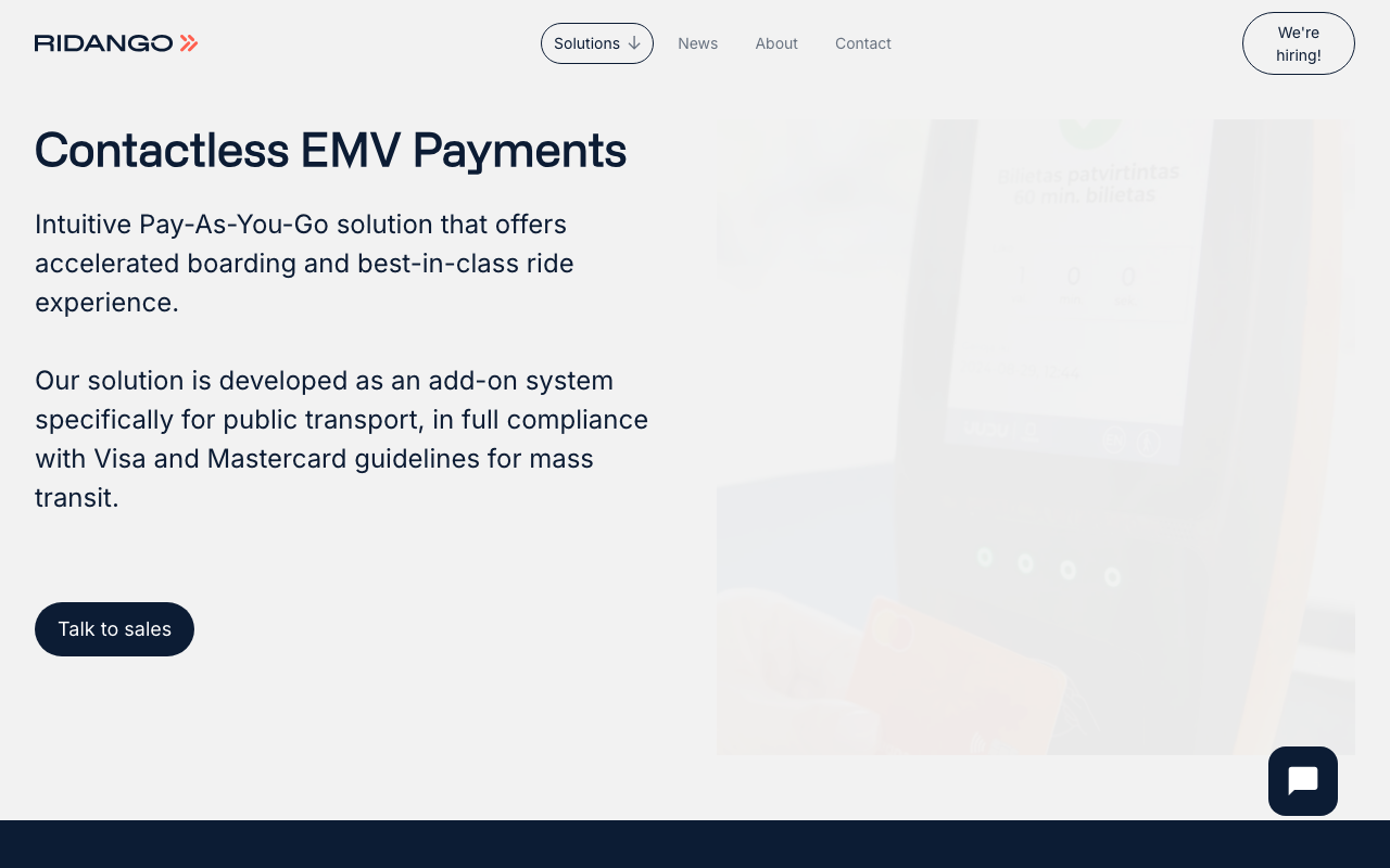 Contactless EMV Payments