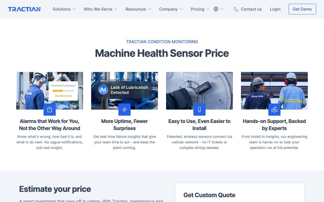 Pricing Tractian