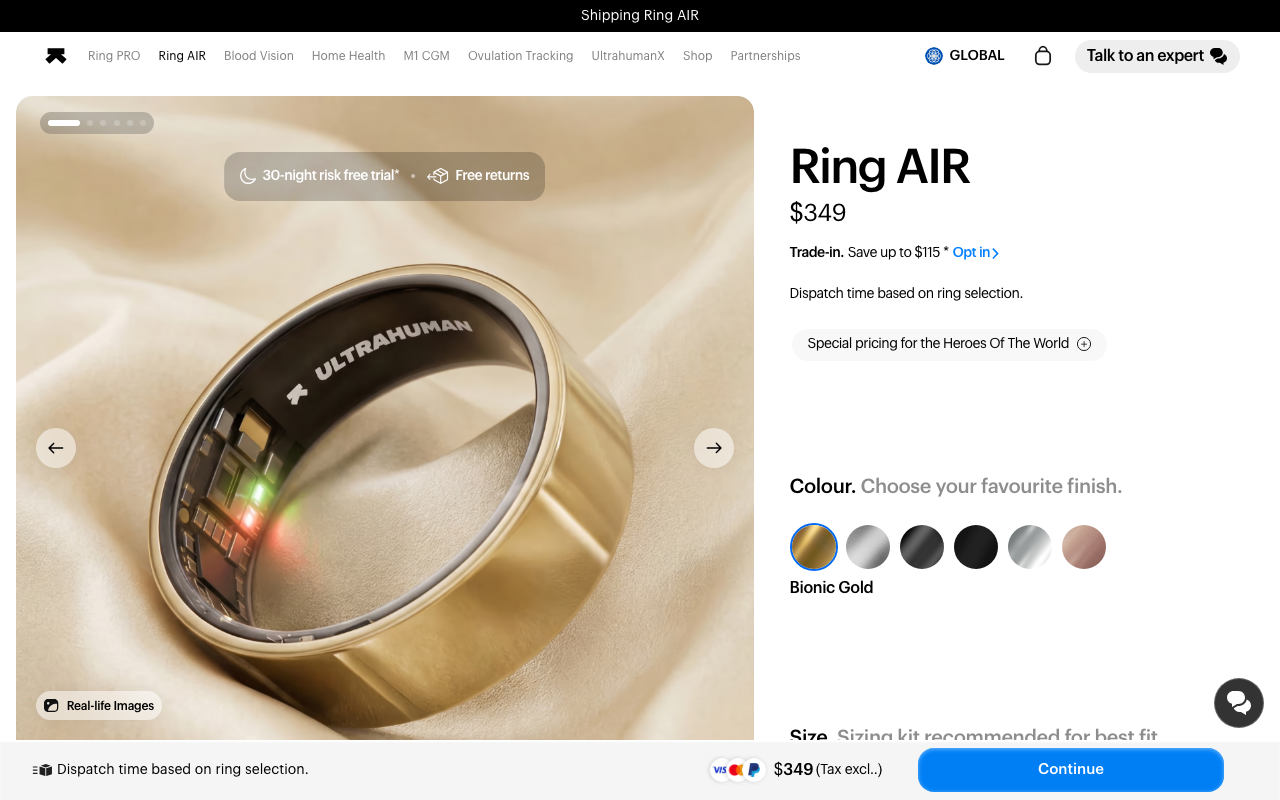 Pricing Ring Air