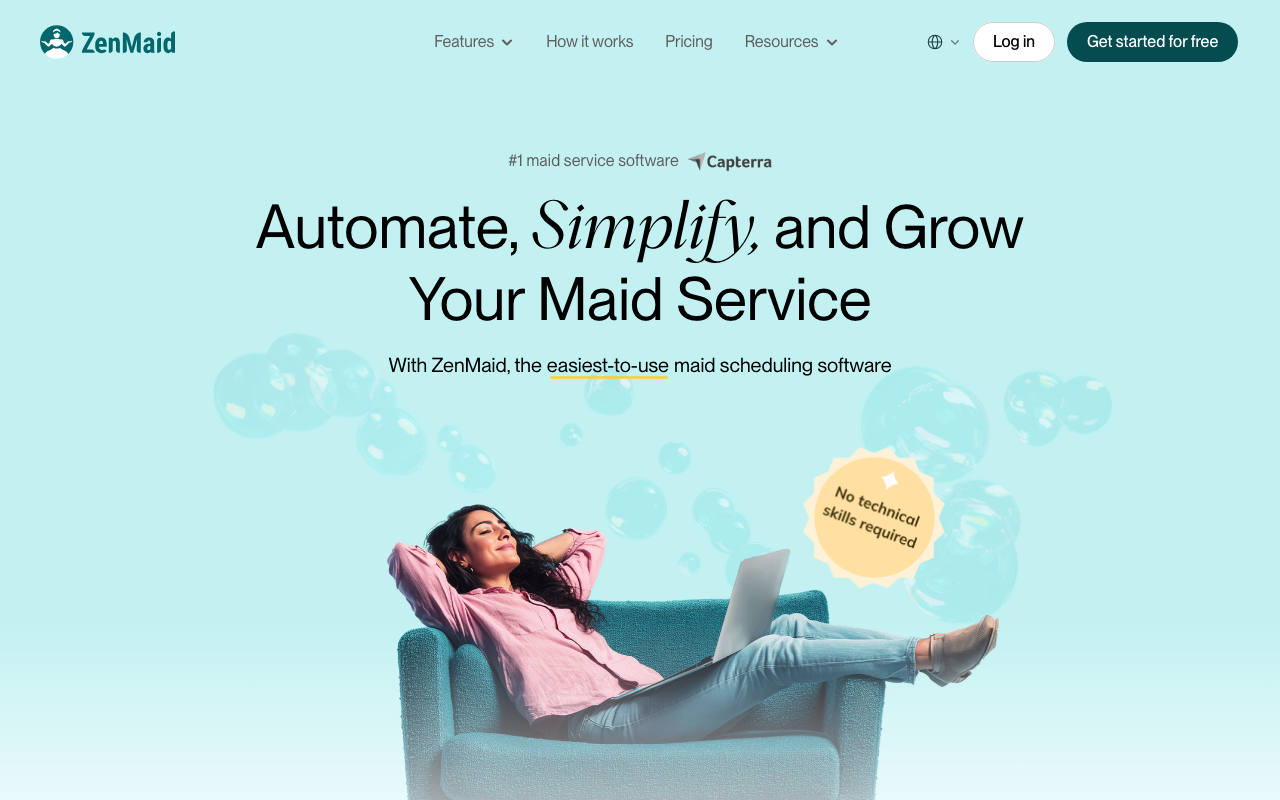 Главная страница ZenMaid